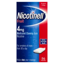 Nicotinell 4mg Chewing Gum Fruit Pack of 96