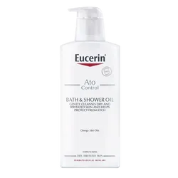 Eucerin AtoControl Daily Care Bath & Shower Oil 400ml (Includes FREE ChapStick Lip Balm*)