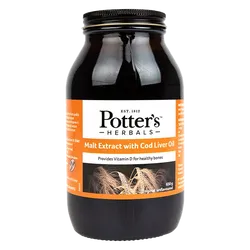 Potters Malt Extract with Cod Liver Oil Original 650g