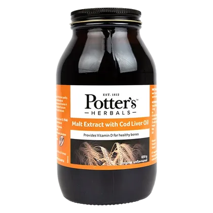 Potters Malt Extract with Cod Liver Oil Original 650g