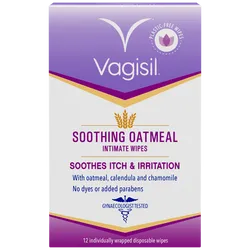 Vagisil Itch Relief Intimate Wipes Pack of 12