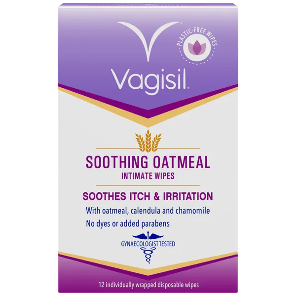 Vagisil Itch Relief Intimate Wipes Pack of 12