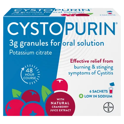 Cystopurin Cranberry Flavoured Granules 3g Pack of 6