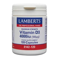 Lamberts Vitamin D3 4000iu Capsules Pack of 120