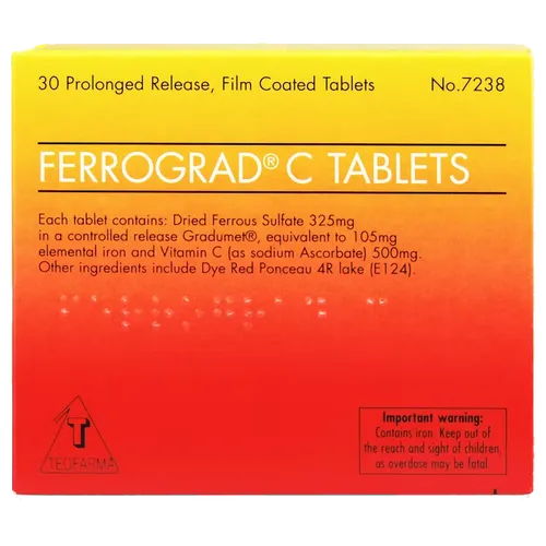 Ferrograd C Filmtabs Blister Pack of 30