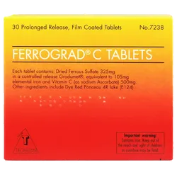 Ferrograd C Filmtabs Blister Pack of 30