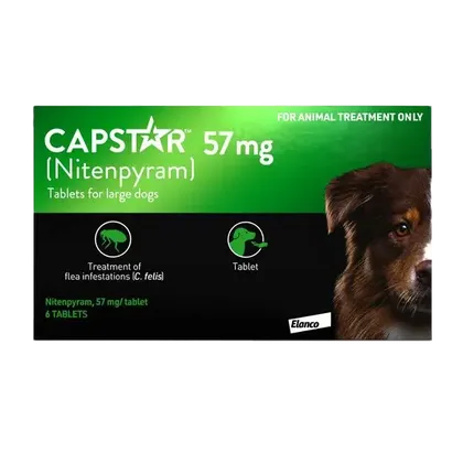 Capstar Flea Treatment Tablets for Dogs over 11kg  57mg Pack of 6