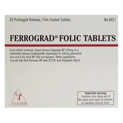 Ferrograd Folic Tablets Pack of 30