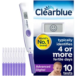 Clearblue Ovulation Advanced Digital Test Pack of 10