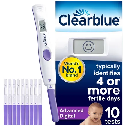 Clearblue Ovulation Advanced Digital Test Pack of 10