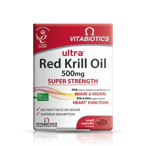 Vitabiotics Ultra Krill Oil Capsules Pack of 30