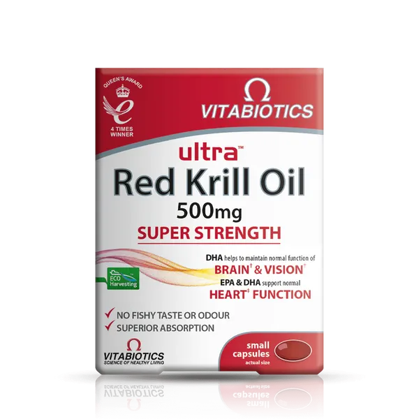 Vitabiotics Ultra Krill Oil Capsules Pack of 30