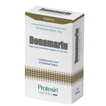 Denamarin Tablets for Medium Dogs 5 - 15kg 225mg Pack of 30