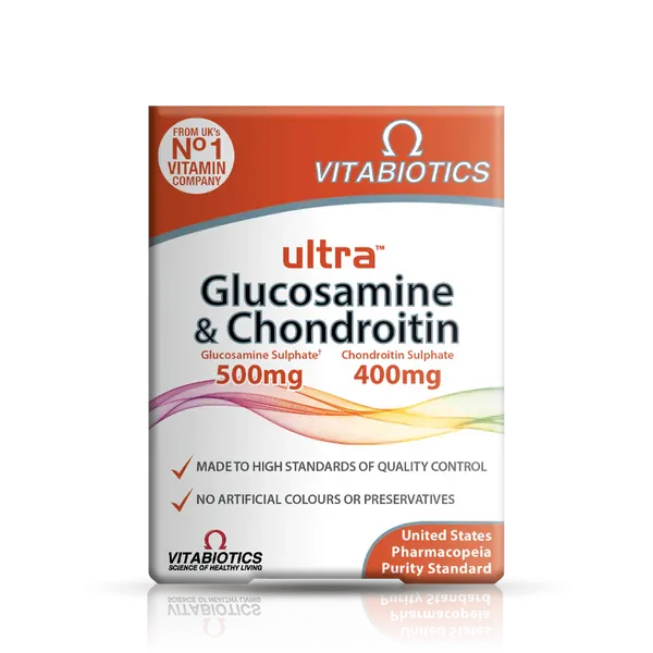 Vitabiotics Ultra Glucosamine & Chondroitin Tablets Pack of 60
