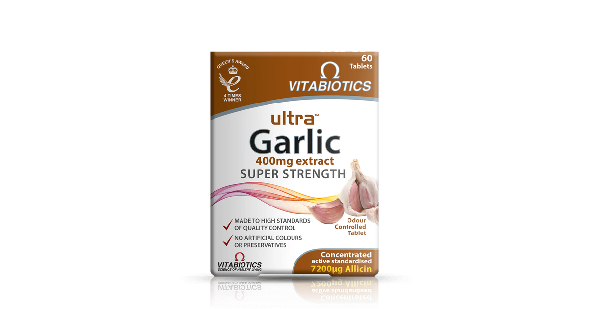 Buy Vitabiotics Ultra Garlic 60 Tablets | Weldricks Pharmacy