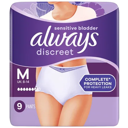 Always Discreet Pants Plus Medium Pack of 9