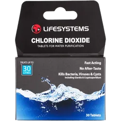 Lifesystems Chlorine Dioxide Water Purification Tablets Pack of 30