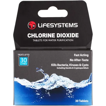 Lifesystems Chlorine Dioxide Water Purification Tablets Pack of 30