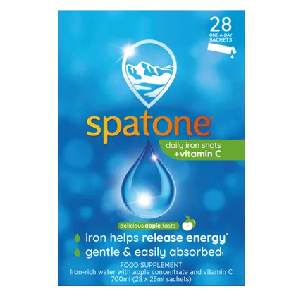 Spatone Apple Liquid Supplement with Vitamin C Sachets Pack of 28
