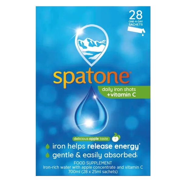 Spatone Apple Liquid Supplement with Vitamin C Sachets Pack of 28