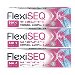 Flexiseq Max Strength for Osteoarthritis Gel 50g Pack of 3
