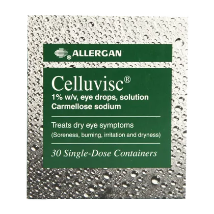 Celluvisc Dry Eye Preparation 1% (0.4ml) Pack of 30