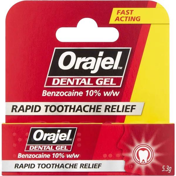 Orajel Dental Gel Toothache Relief 5.3g