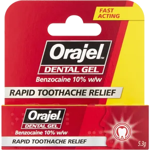 Orajel Dental Gel Toothache Relief 5.3g