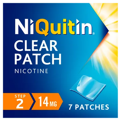 Niquitin 14mg Patches Clear Step 2 Pack of 7