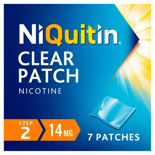 Niquitin 14mg Patches Clear Step 2 Pack of 7