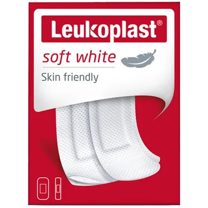 Leukoplast Soft White Plasters Pack of 20