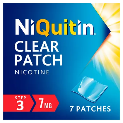 Niquitin 7mg Patches Clear Step 3 Pack of 7