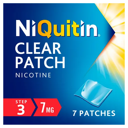 Niquitin 7mg Patches Clear Step 3 Pack of 7