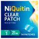 Niquitin 21mg Patches Clear Step 1 Pack of 14