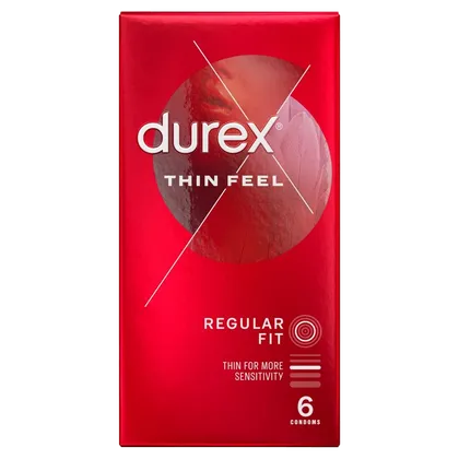 Durex Thin Feel Condoms Pack of 6