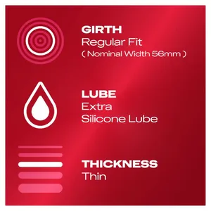Durex Thin Feel Condoms Pack of 6
