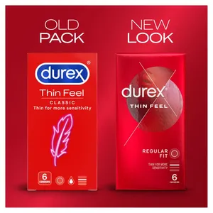 Durex Thin Feel Condoms Pack of 6