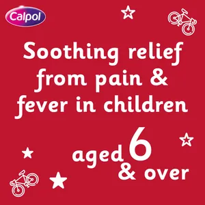 Calpol SixPlus Fast Melts Strawberry Flavour Tablets Pack of 24
