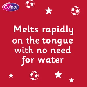 Calpol SixPlus Fast Melts Strawberry Flavour Tablets Pack of 24