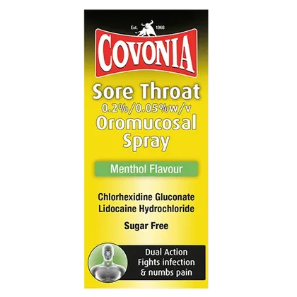 Covonia Sore Throat Oromucosal Menthol Spray 30ml