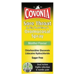 Covonia Sore Throat Oromucosal Menthol Spray 30ml