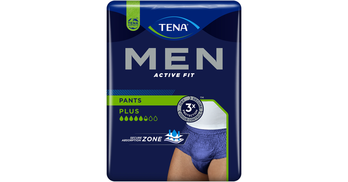 Men's Incontinence Pants - Active Fit Pants Plus, Navy