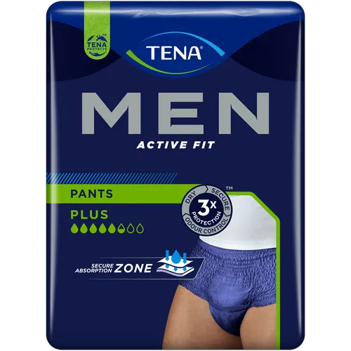 TENA Men Active Fit Pants Plus Large/XL Pack of 8