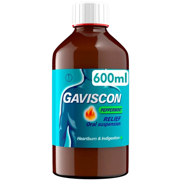 Gaviscon Liquid Peppermint 600ml