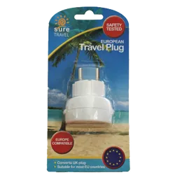 Sure Travel European Travel Plug