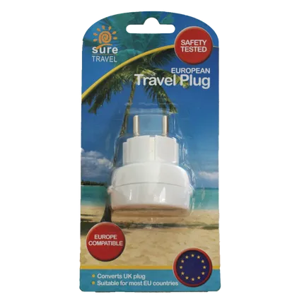 Sure Travel European Travel Plug