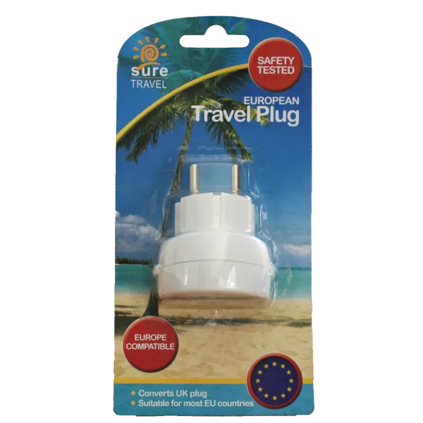 Sure Travel European Travel Plug