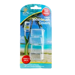 Sure Travel Toothbrush Covers Pack of 4