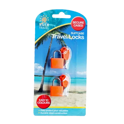 Sure Travel Suitcase Travel Locks Pack of 2