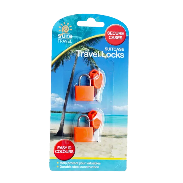 Sure Travel Suitcase Travel Locks Pack of 2
